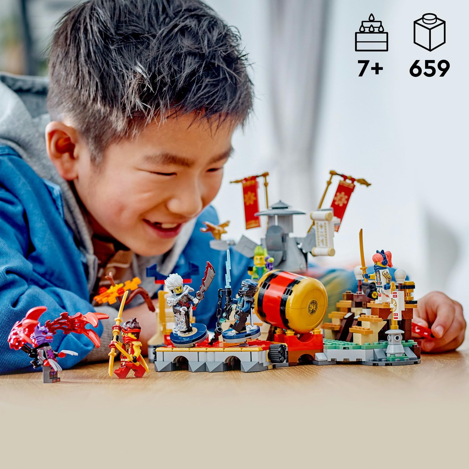 LEGO NINJAGO Turnuva Savaş Arenası 71818 – 7 Yaş ve Üzeri Kız ve